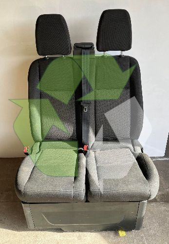 FORD TRANSIT CUSTOM 270 PASSENGER SIDE FRONT DOUBLE SEAT FABRIC 2014